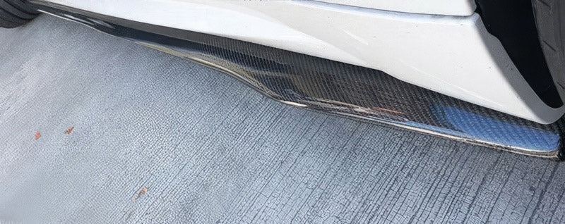 MStyle Carbon Fibre P Style Side Skirt Extensions for F87 M2 BMW 2 Series