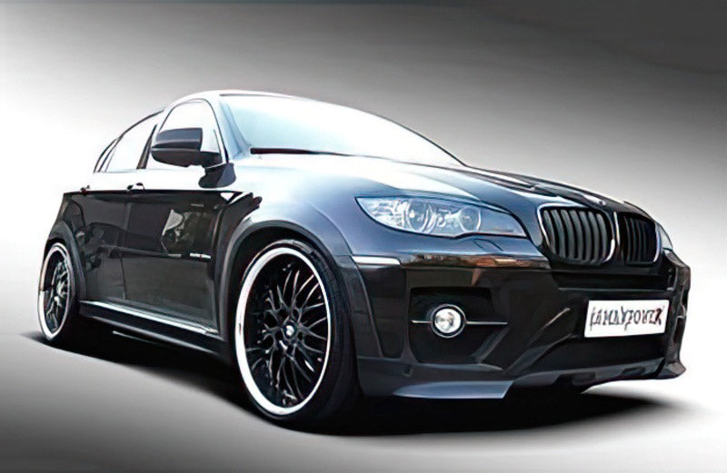 M Style design front bumper skirt