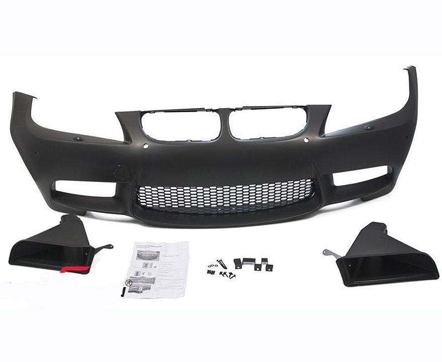 'M'' look front bumper for all E90/91 LCI models with headlamp cleaning system with PDC sensors