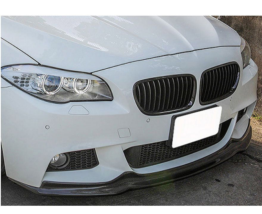 M style front bumper splitter, carbon. For M sport