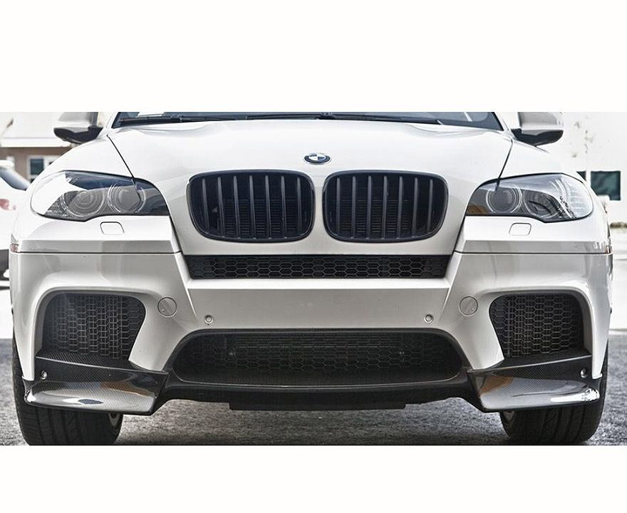 E70 X5M and E71 X6M MStyle performance full front carbon fibre front splitter