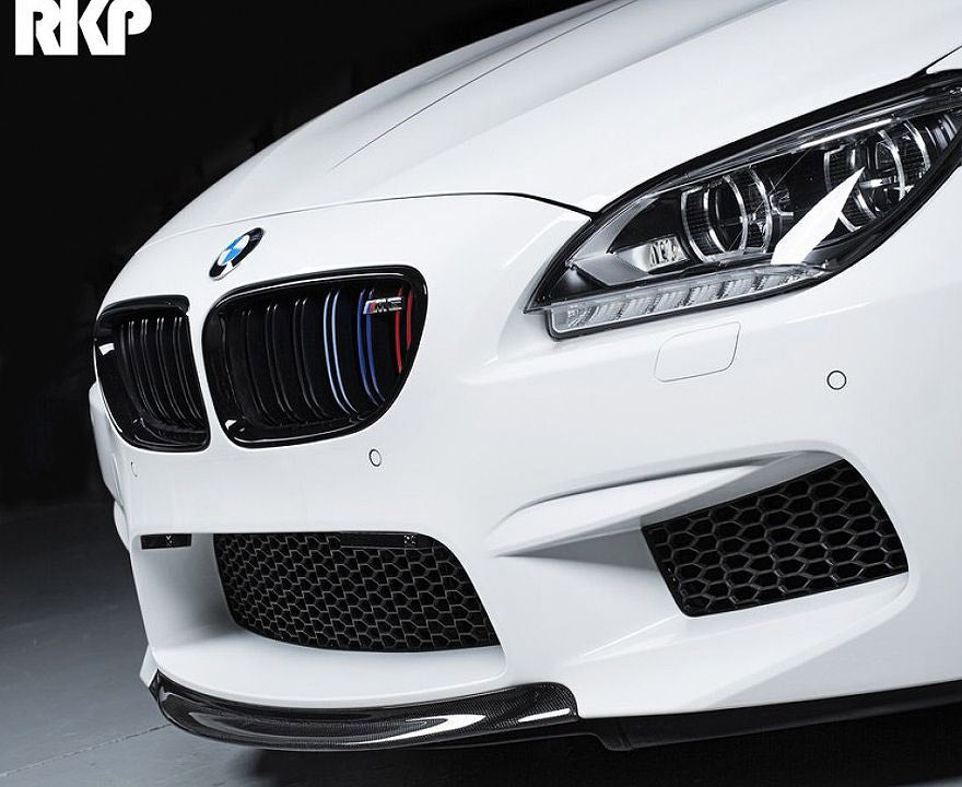 F06, F12 and F13 M6 RKP carbon front splitter