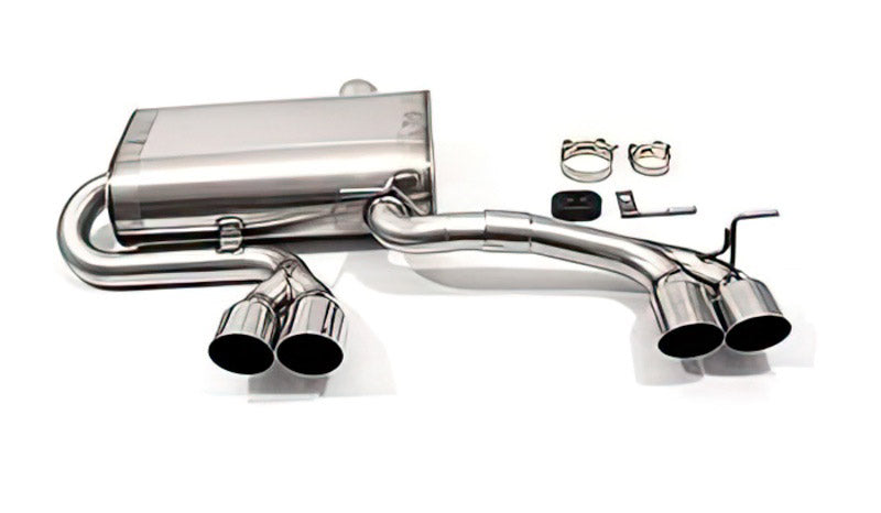 M style quad exhaust rear section