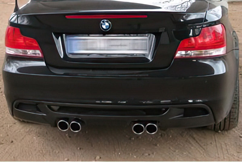 Quad Diffuser E82 And E88 Custom Built Quad Exhaust System Quad Rear | BMW | MStyle ...