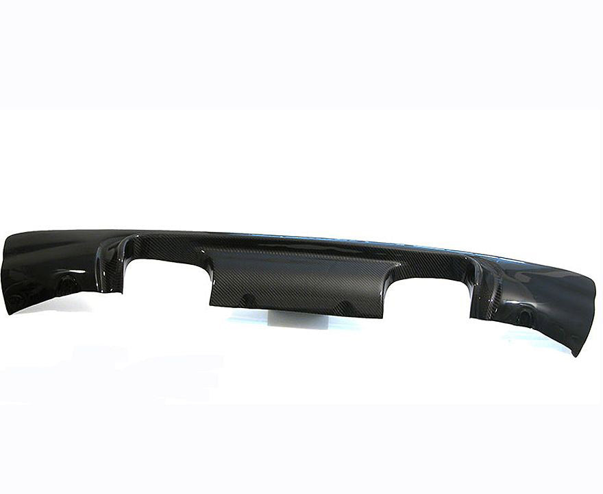 E46 M3 CSL Style rear diffuser, carbon around exhausts