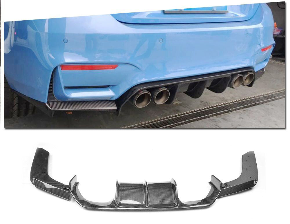 MStyle Racing Carbon Rear Diffuser F8X M3/M4 | BMW Exterior | MStyle ...