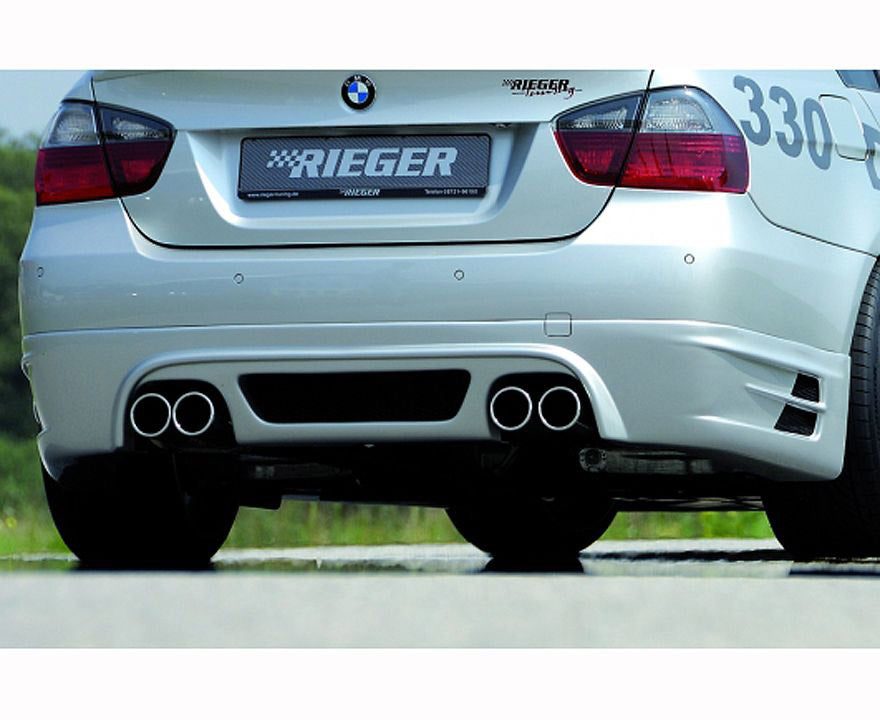E90, E91 Rieger quad rear skirt