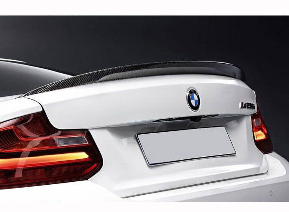 Genuine F22 BMW performance carbon rear spoiler