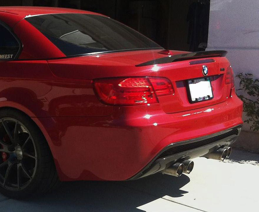 E93 MStyle carbon race rear spoiler