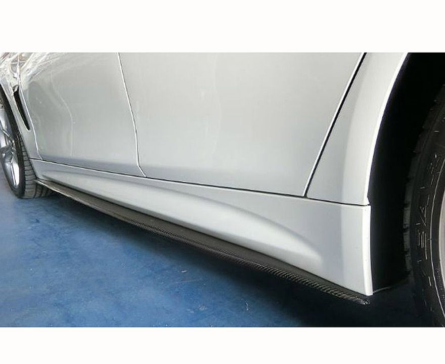 MStyle carbon side skirt extensions for all 4 series F36 GC models