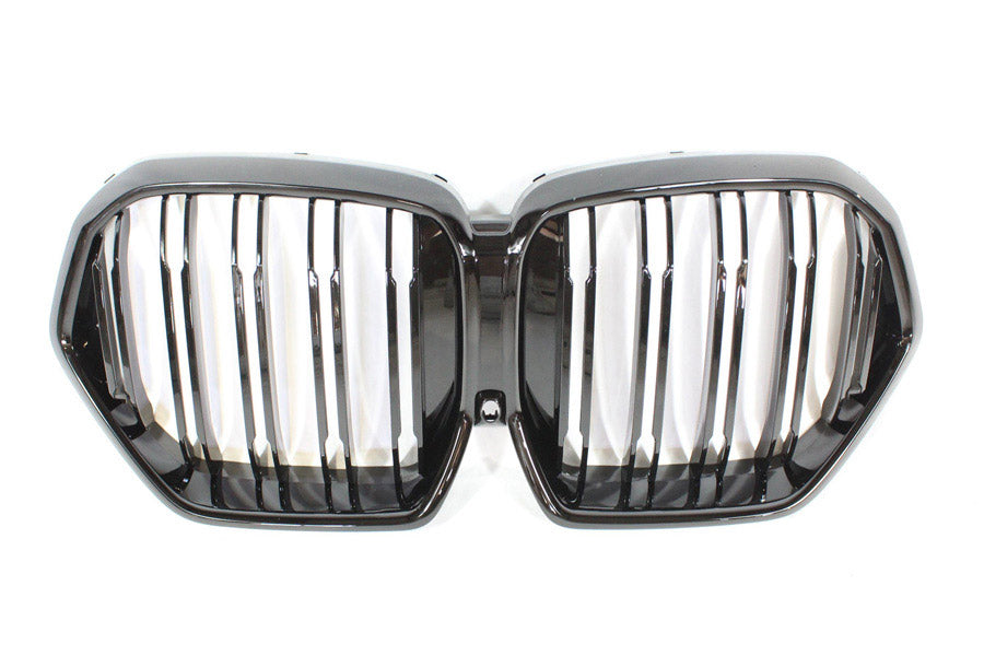 BMW G06 X6 DOUBLE SLAT BLACK GRILLES - BLAK BY CT CARBON