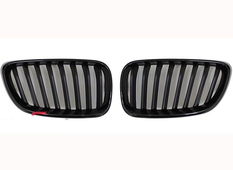 F22 gloss black grille set