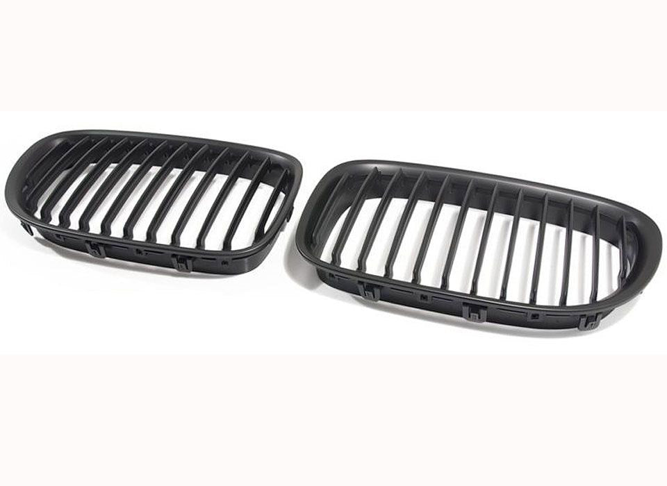 F01/02 matte black grille set