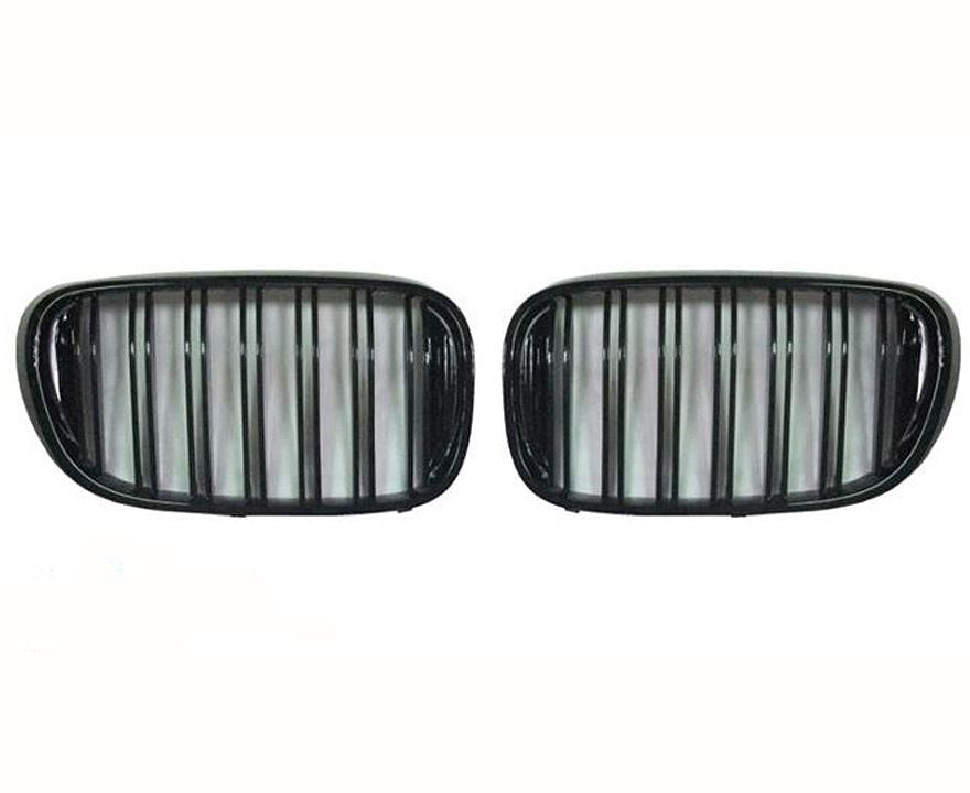 G11 and G12 Gloss black grille set with double grille spokes