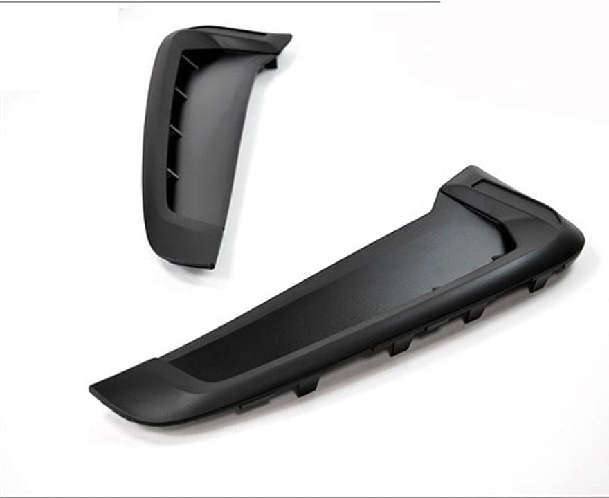 F16 X6 Matte black side vent trims