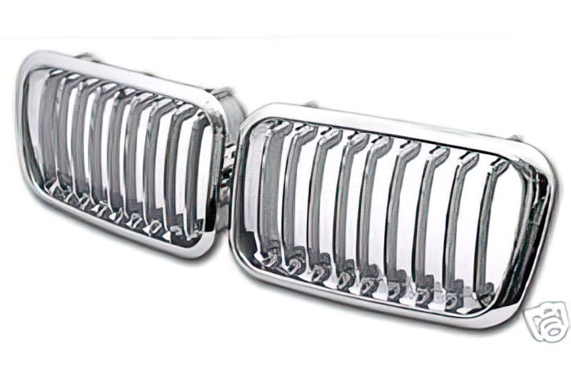 E36 Fully chrome grilles, for cars 10/96 on