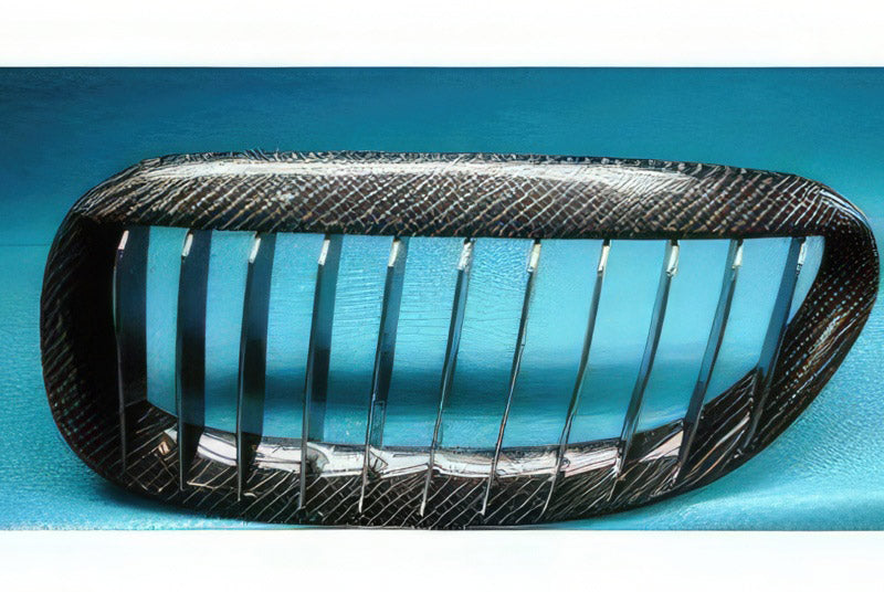 Carbon fibre kidney grilles