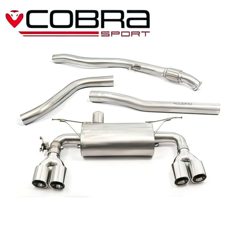Cobra Sport Cat Back Valved Exhaust for F87 M2 BMW 2 Series