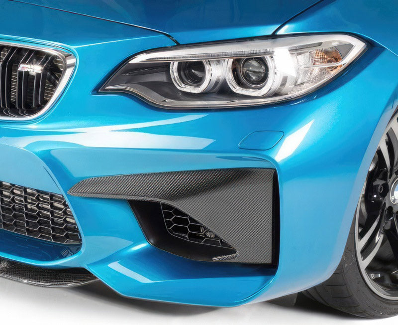 MStyle Carbon Fibre Front Bumper Inserts, F87 M2 Models