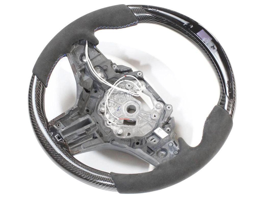 BMW GXX CARBON FIBRE / ALCANTARA LED STEERING WHEEL