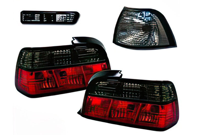 Smoked indicator set. Front, sides, rear - E36