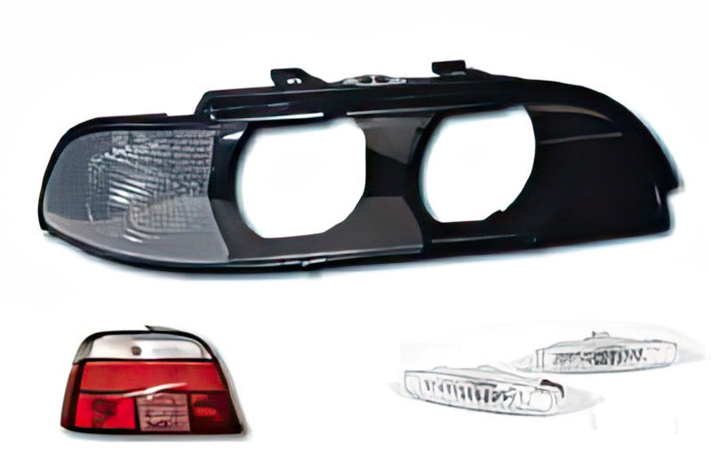 Clear indicator set. Front, sides, rear for E39 saloon