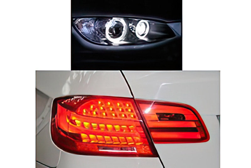 LCI look angel eyes and rear lights upgrade