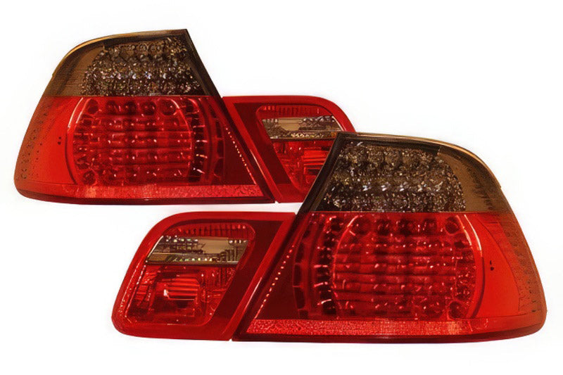 Red/smoked LED tail lights, coupe 2003 on