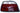 Red and clear rear lamps, saloon upto 08/2000