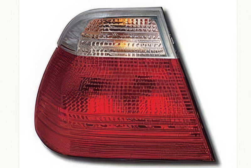 Red and clear rear lamps, saloon upto 08/01