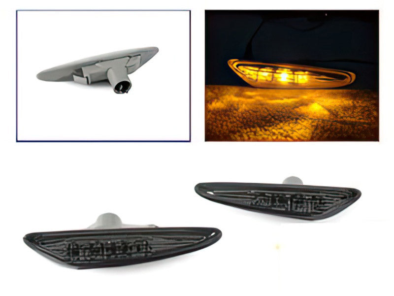 LED side repeaters, smoked