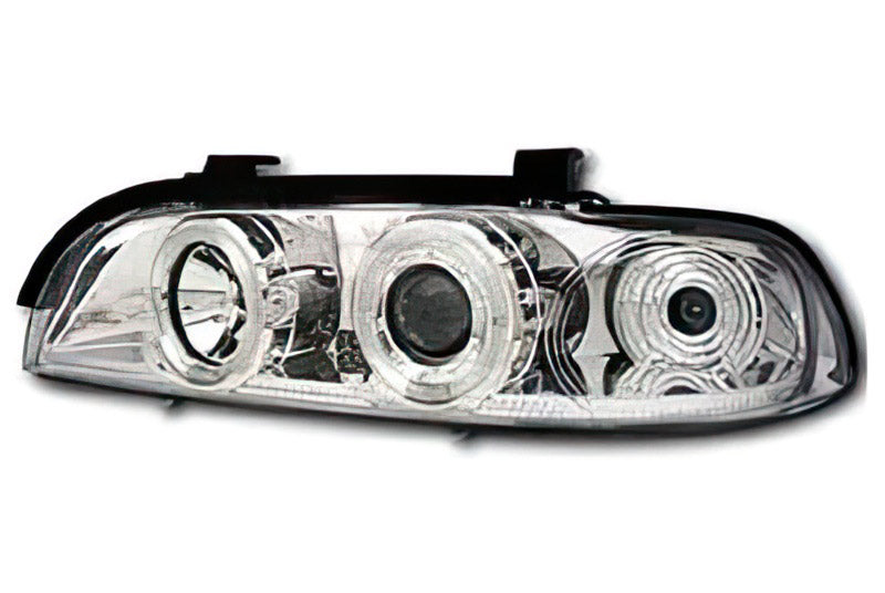 Chrome angel eye headlamps, E39 saloon/touring upto 08/2000