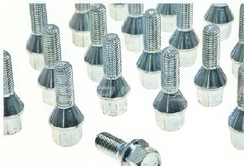 Polished wheel bolts - Set of 20 with 17mm head