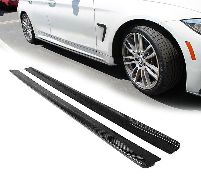 F32 F33 carbon side skirt extensions