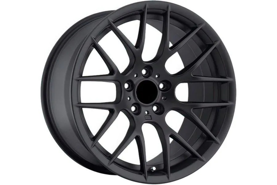 GTS 19 Satin Black Alloy Wheels with wider rears for 6 Series E63 E64 M6