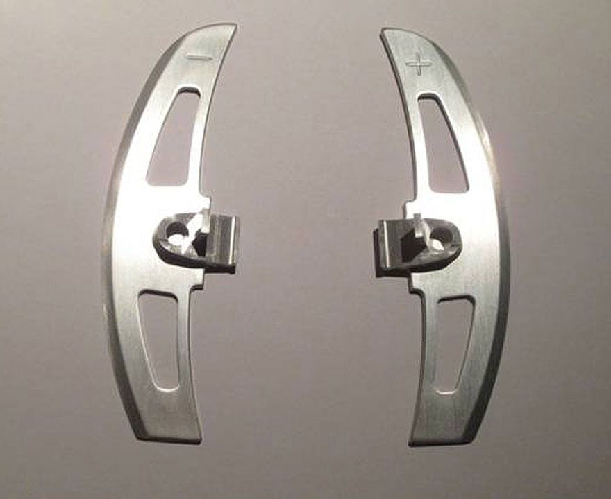 SMG extended paddles, brushed silver