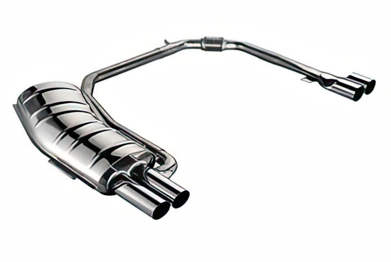 Eisenmann rear section, with 4 x 70 mm tailpipes, for 325i/328i