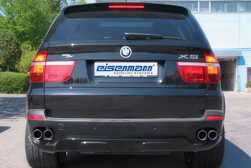 Eisenmann  rear section with with 4 x 80 mm tailpipes for 3.0sd