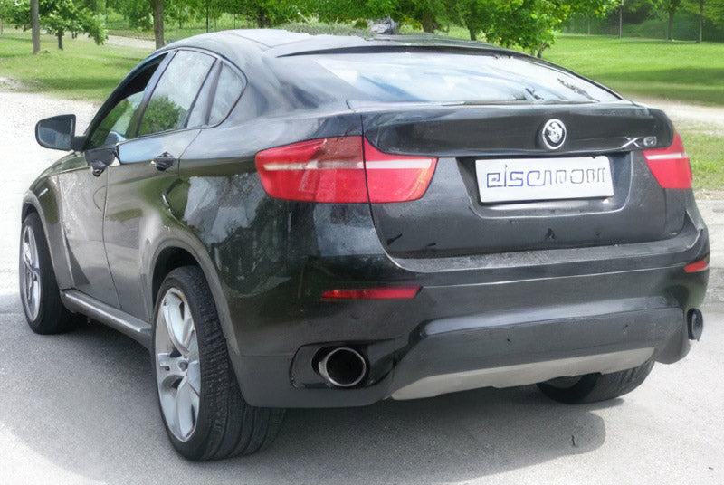 Eisenmann exhausts with 2 x 120 mm tailpipes for X6 35i