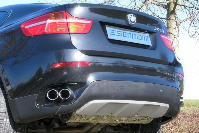 Eisenmann rear section with 4 x 90 mm tailpipes for all E71 X6 35i