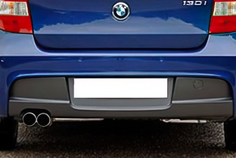 Eisenmann rear section with 2 x 70mm tailpipes for 116i, 118i and 120i