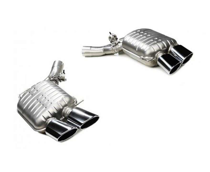 F10/11 M5 Eisenmann rear exhaust section, 4 x 120x77mm tailpipes