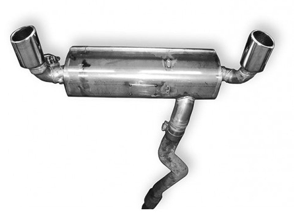 Eisenmann dual Rear silencer with 2 x 90 mm tailpipes for the F20 M135i