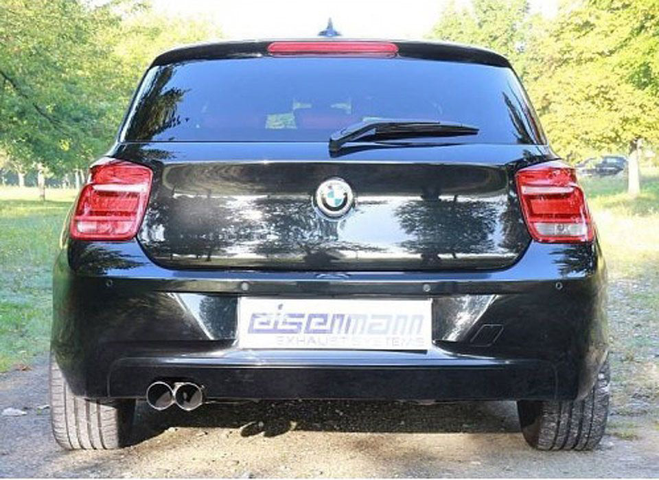 Eisenman Rear silencer with 2 x 76 mm tailpipes for all F20/21 116i and 118i models