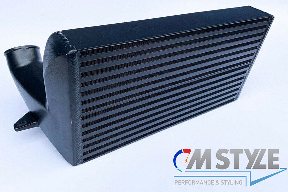 MTC MOTORSPORT BMW E82 E88 E90 E91 E92 E93 N54 STEPPED FRONT MOUNT INTERCOOLER BLACK