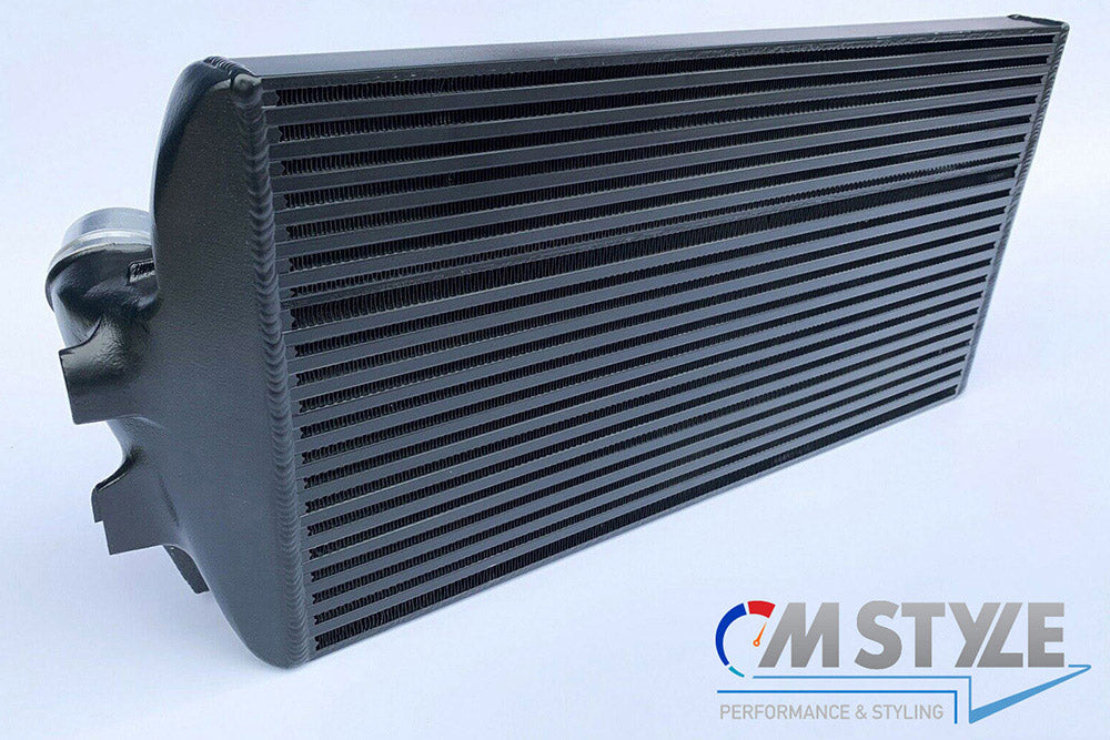 MTC MOTORSPORT BMW F01 F02 F06 F07 F10 F11 F12 F13 TURBO FRONT MOUNT INTERCOOLER BLACK