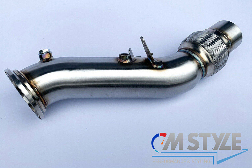 MTC MOTORSPORT B48 STAINLESS STEEL DECAT DOWNPIPE EXHAUST PIPE