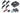 Cobra Parking sensor kit, front and rear - E53