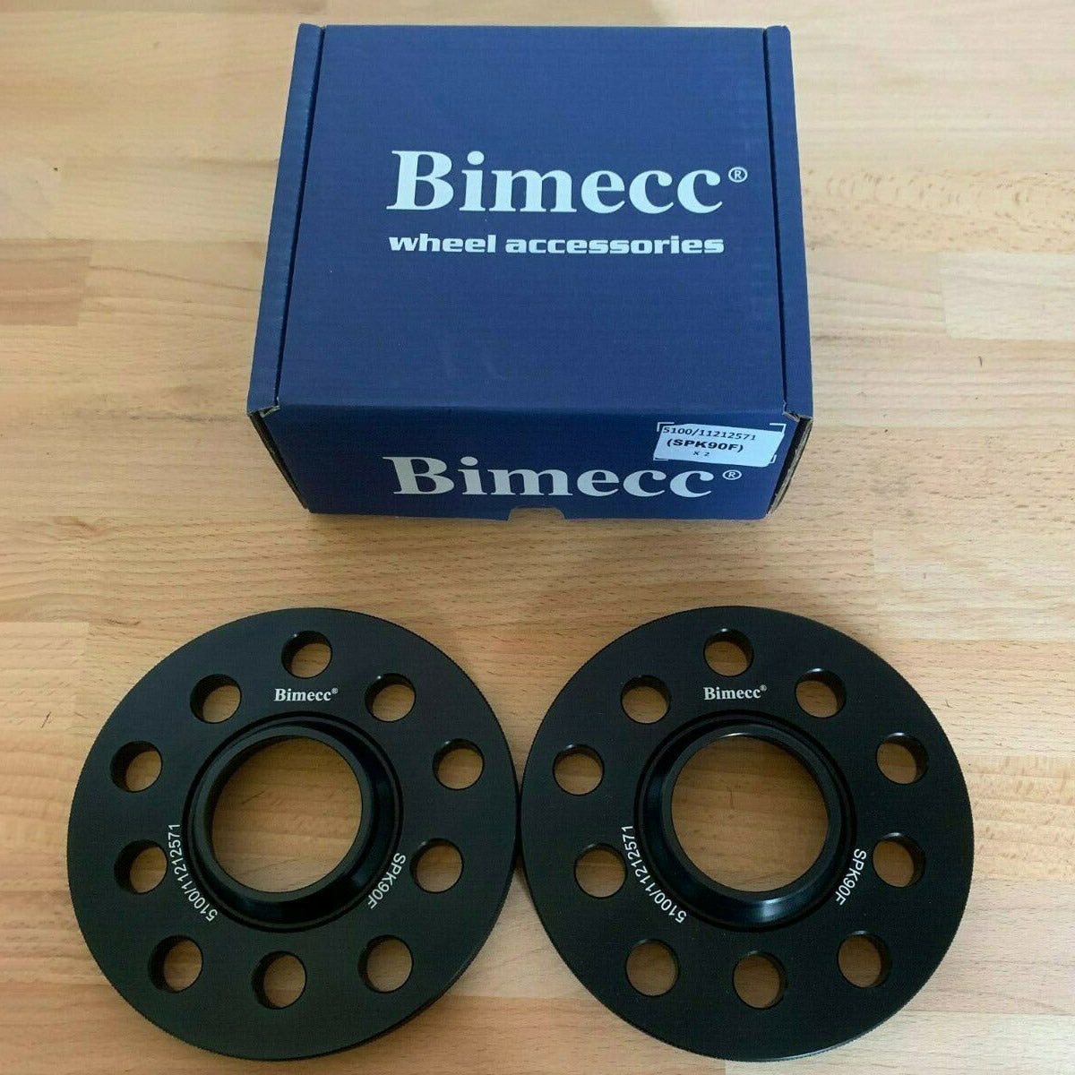 Wheel spacer set, 15mm per side