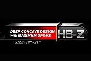 HB-Z series, Directional, deep concave with maximum spoke length (1 Design Available)